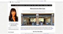 Desktop Screenshot of monochromeskincare.com