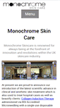 Mobile Screenshot of monochromeskincare.com